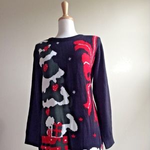 Christmas Ugly Sweater Dress Women's Holiday Tree